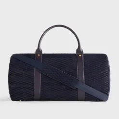 Kith Monogram Suede Traveler K55 Bag