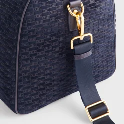 Kith Monogram Suede Traveler K55 Bag