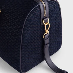Kith Monogram Suede Traveler K40 Bag