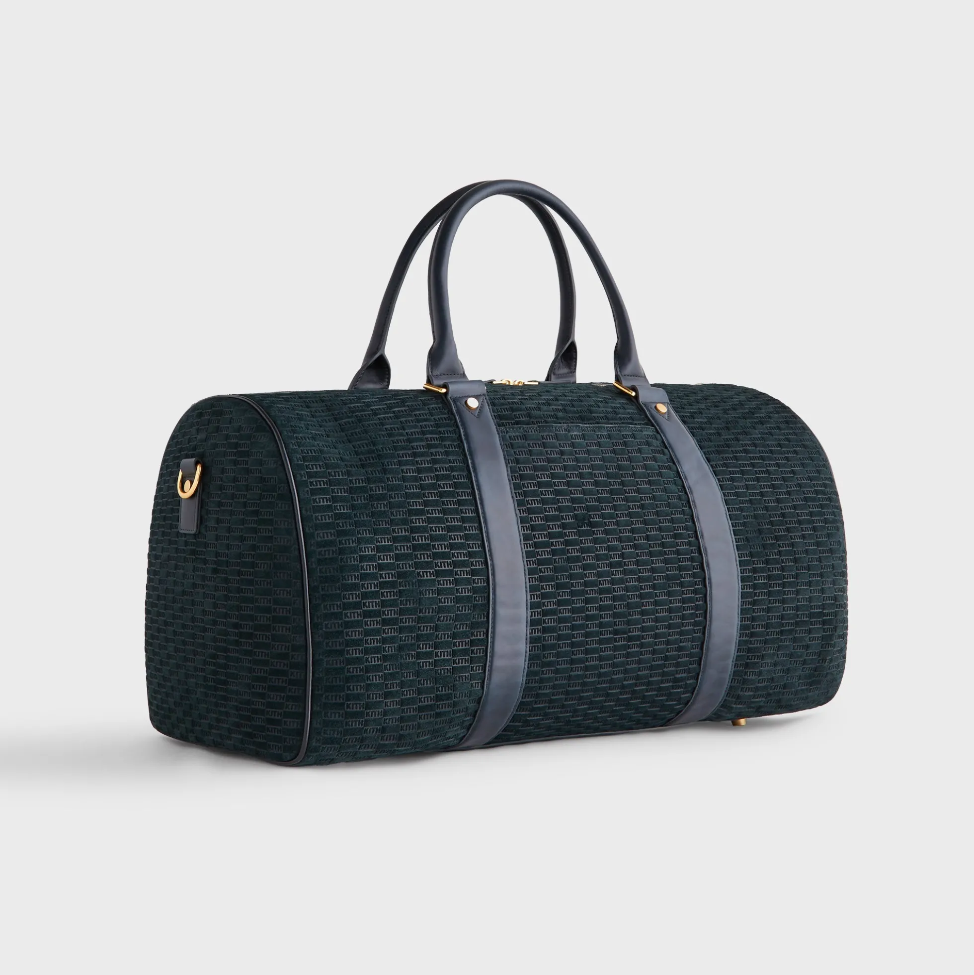 Kith Monogram Suede Traveler K55 Bag