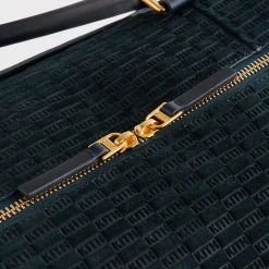 Kith Monogram Suede Traveler K55 Bag