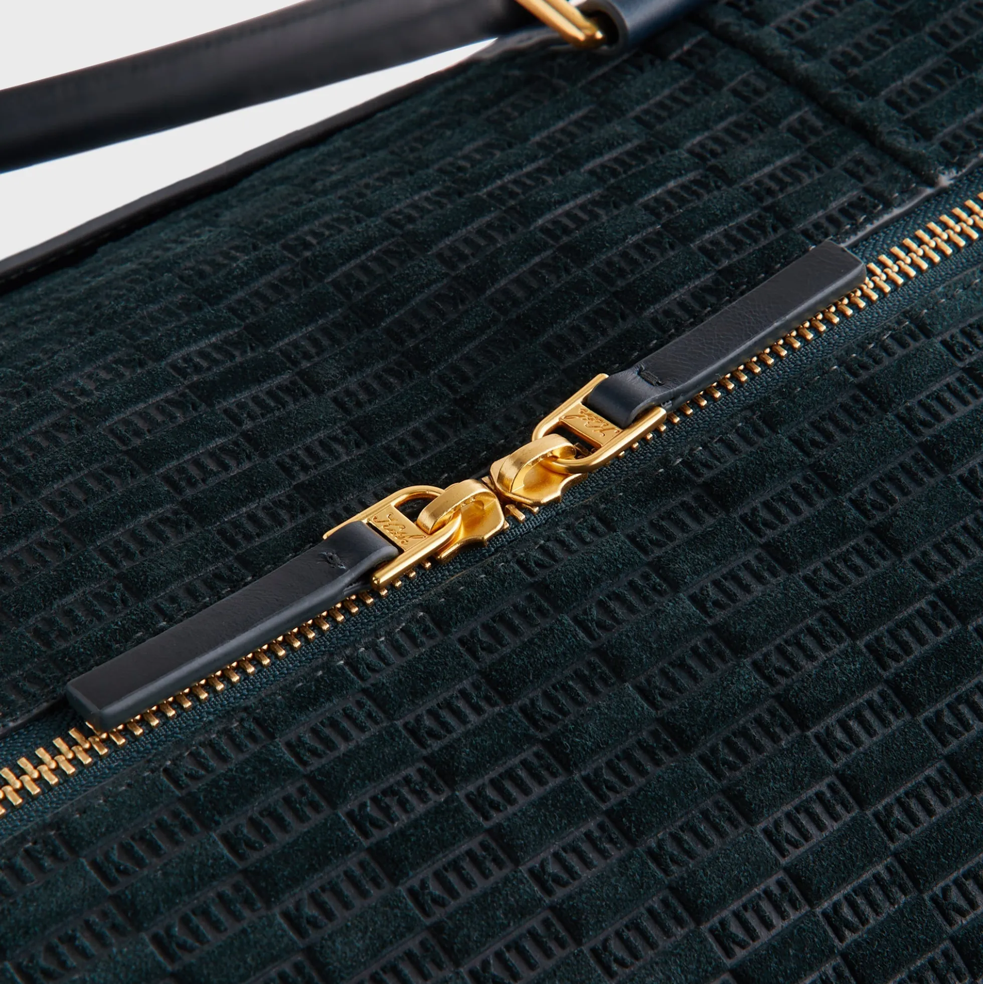 Kith Monogram Suede Traveler K55 Bag