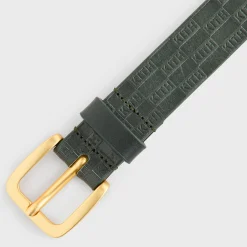 Kith Monogram Vachetta Leather Belt