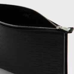 Kith Monogram Vachetta Leather Zip Pouch