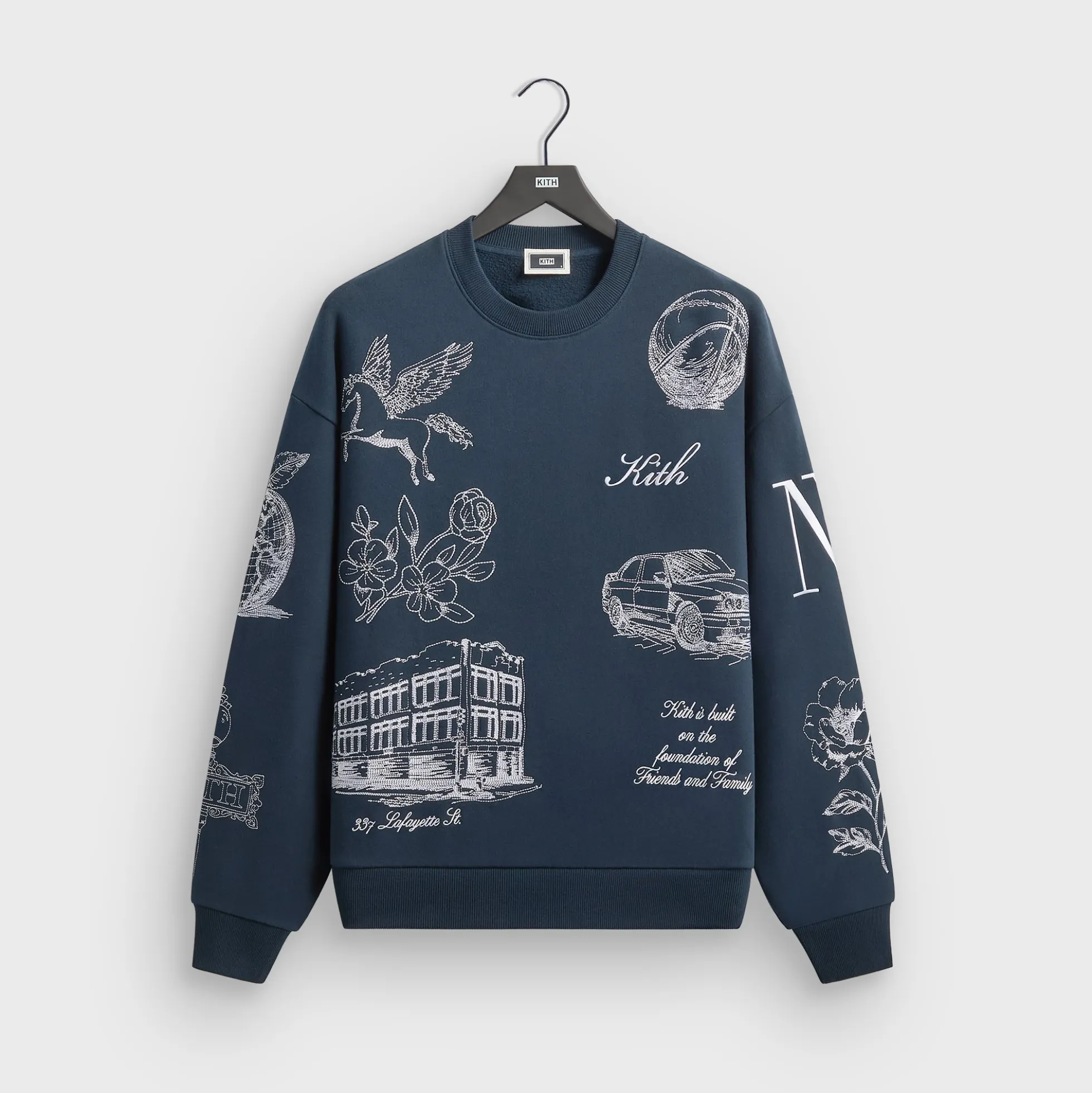 Kith New York To The World Nelson Crewneck