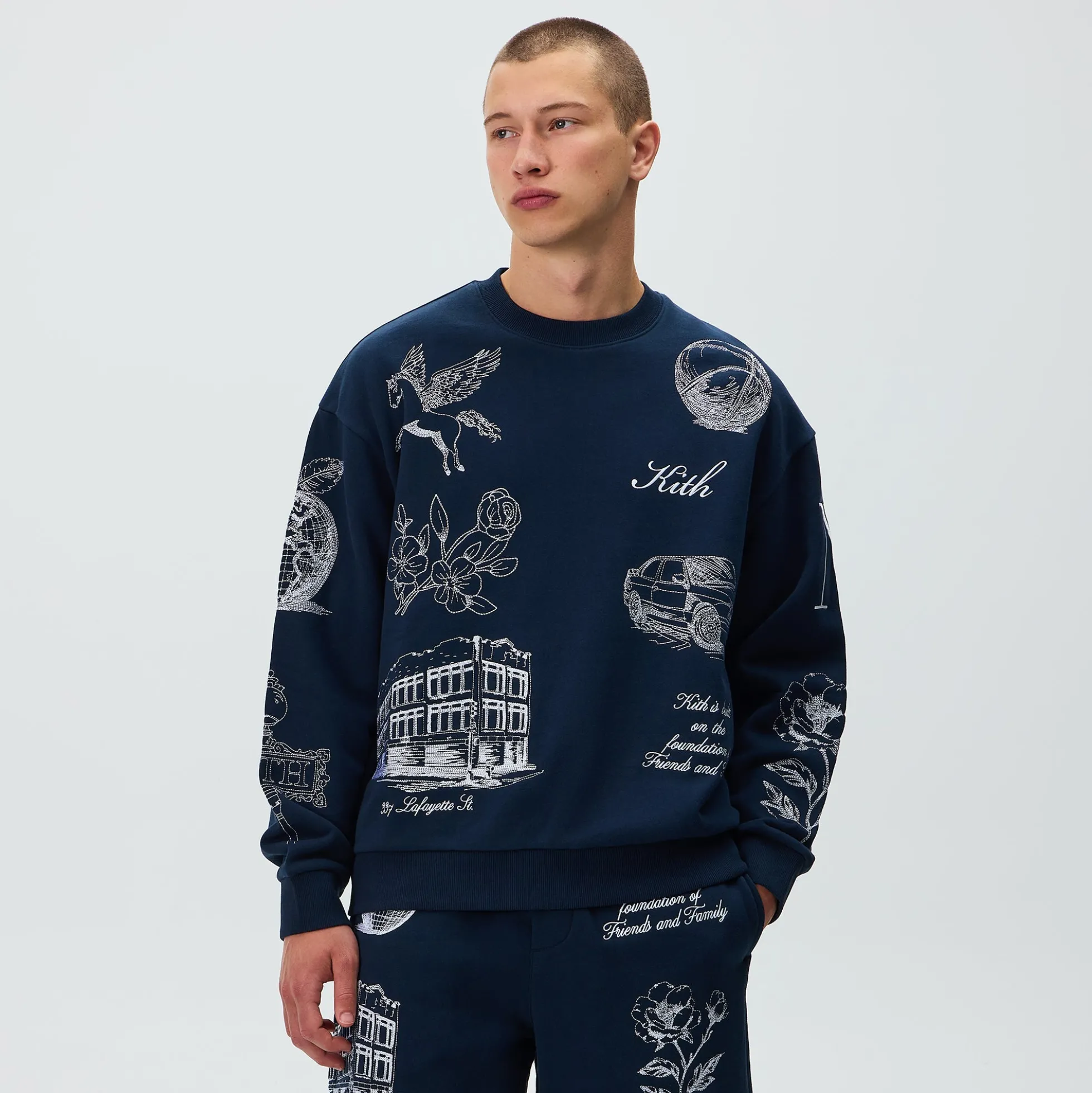 Kith New York To The World Nelson Crewneck