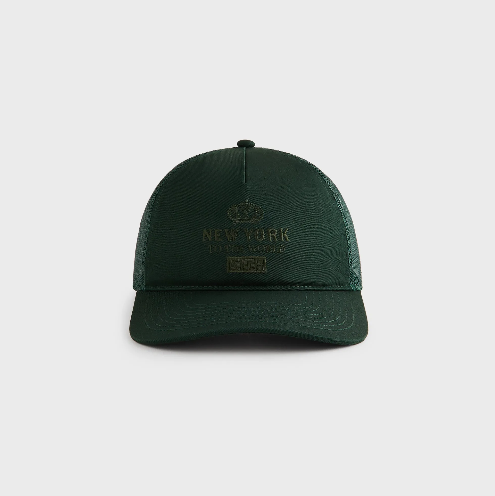 Kith New York To The World Relaxed Twill Nolan Trucker Hat