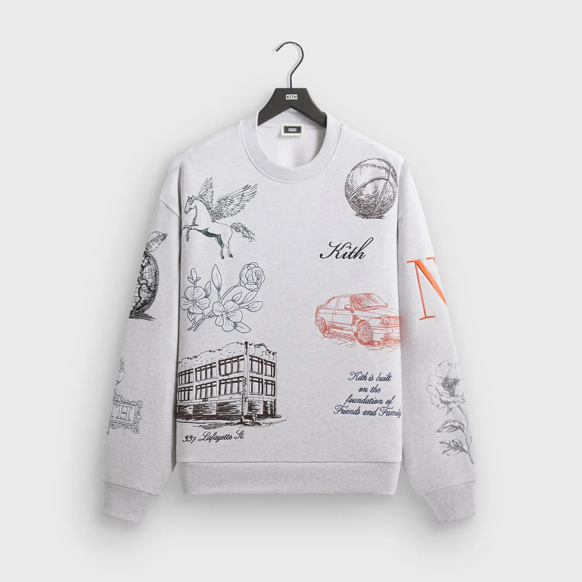 Kith New York To The World Nelson Crewneck