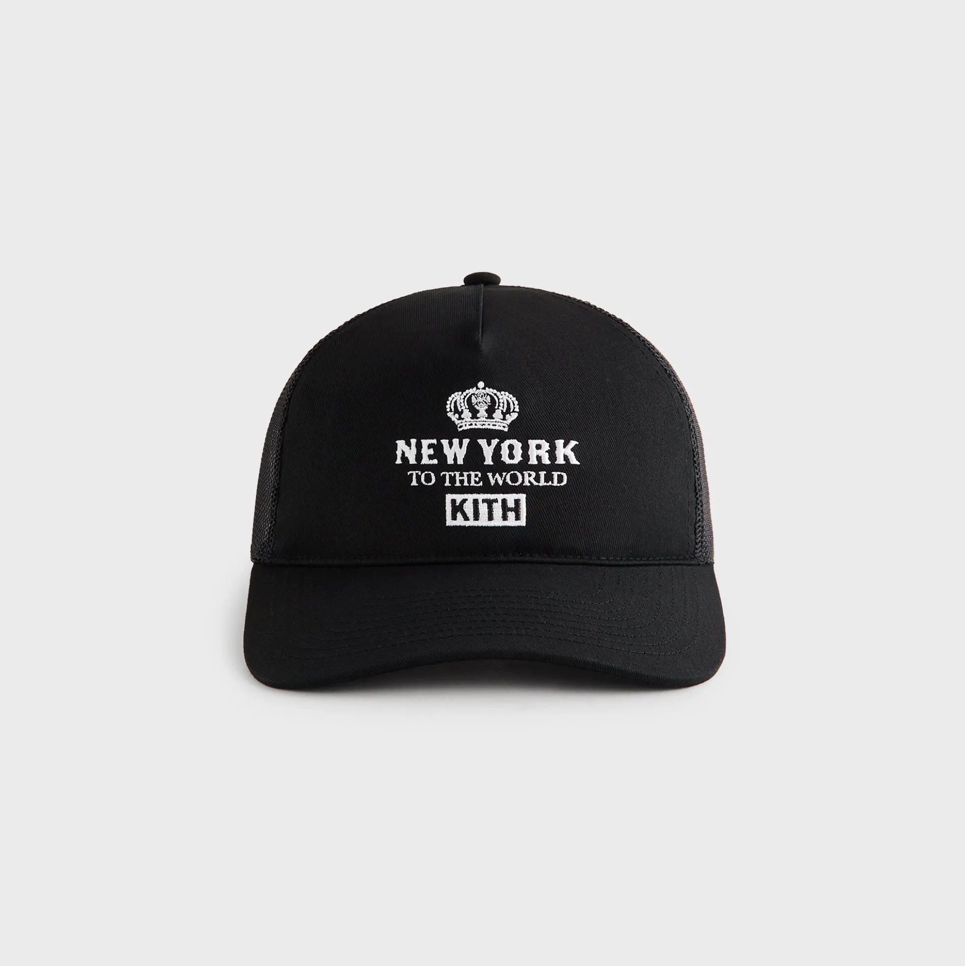 Kith New York To The World Relaxed Twill Nolan Trucker Hat