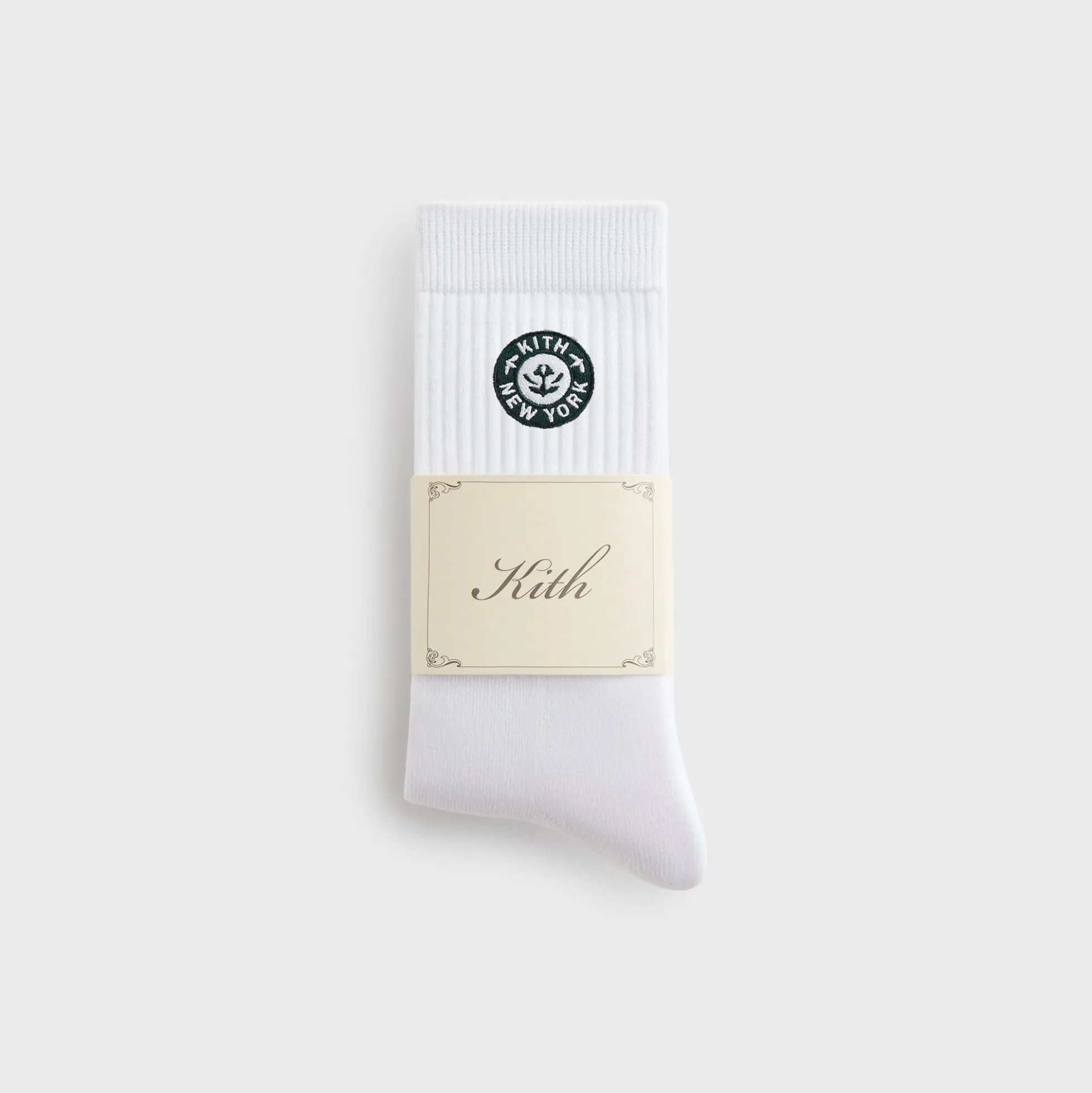 Kith 3-Pack Rose Script Cotton Crew Socks