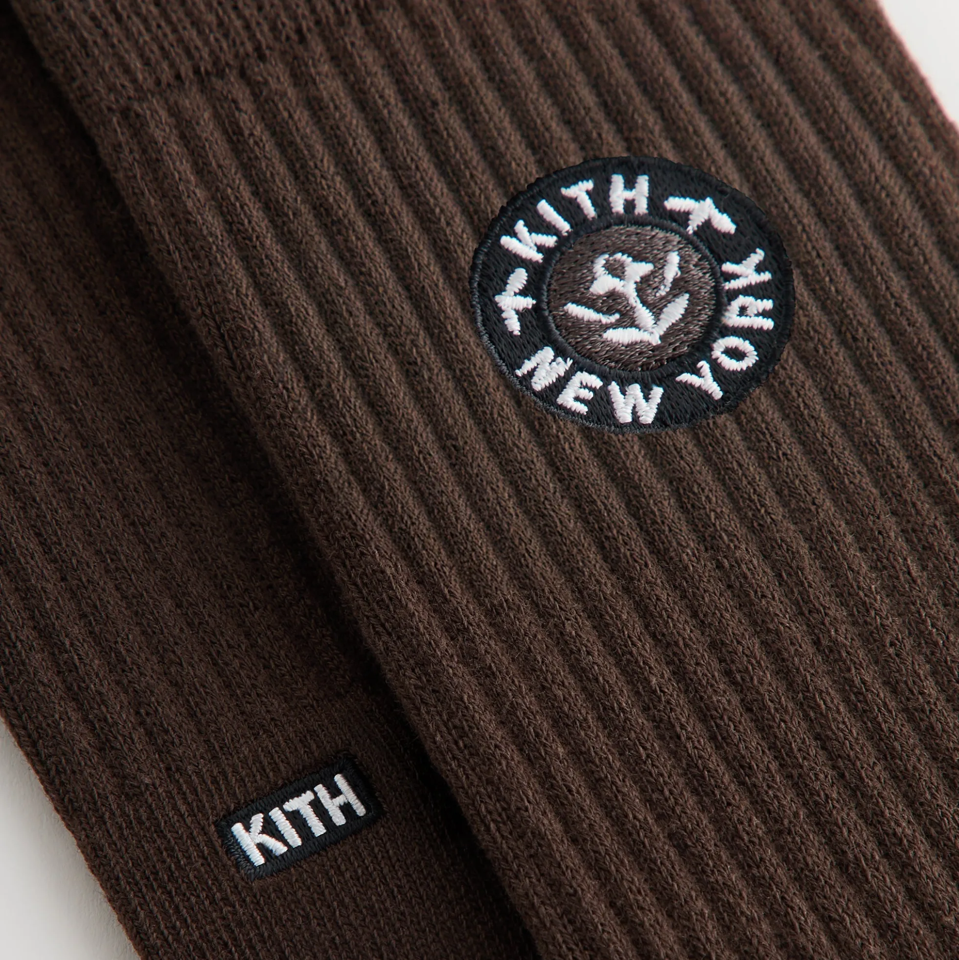 Kith 3-Pack Rose Script Cotton Crew Socks
