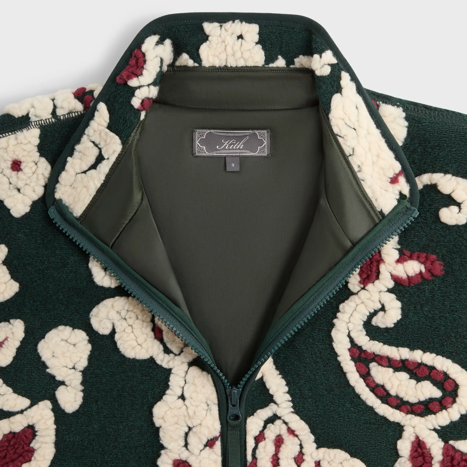 Kith Paisley Vine Sherpa Harper Jacket