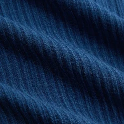 Kith Patchwork Indigo Seersucker Short Sleeve Daley Shirt