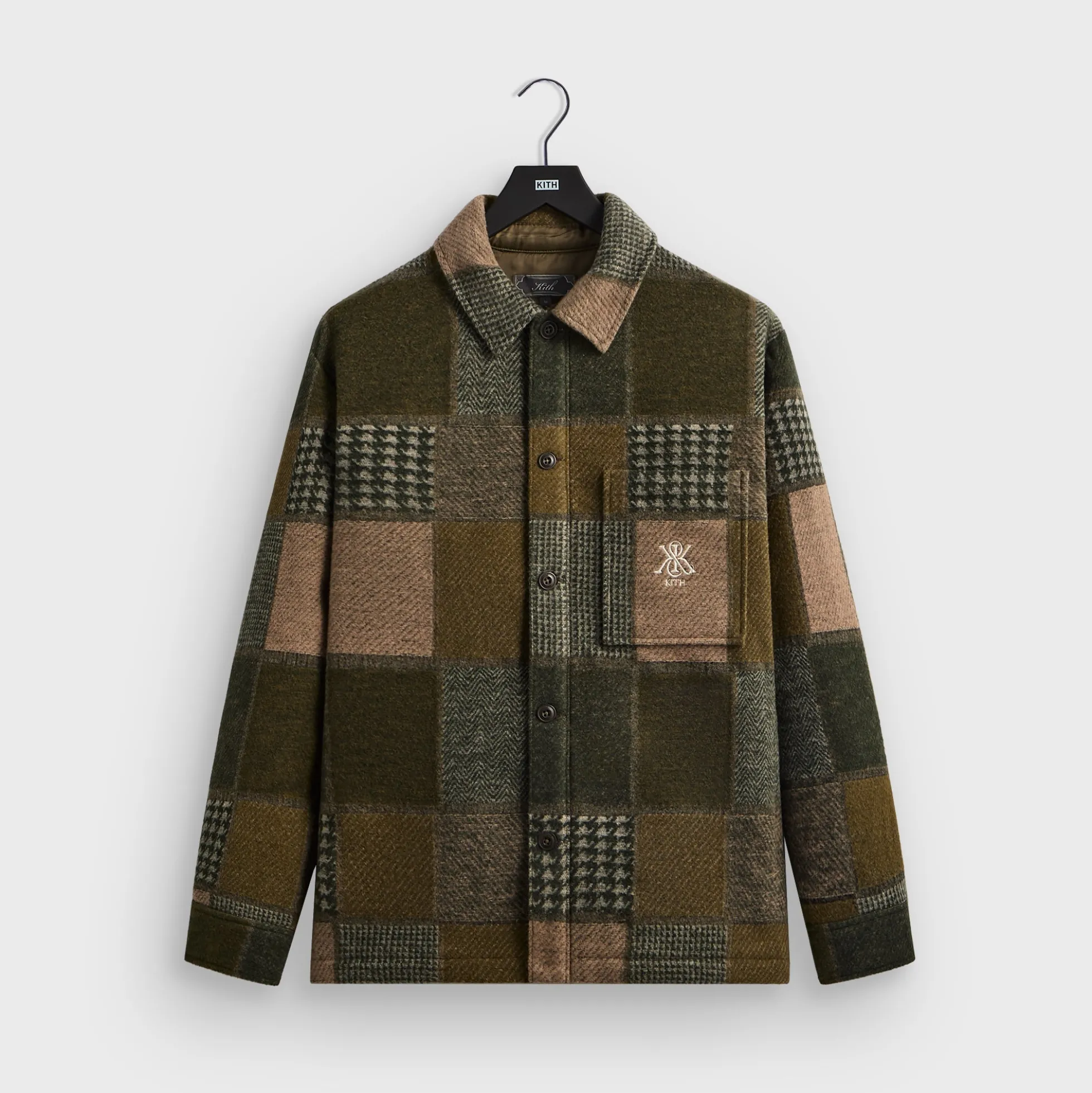 Kith Patchwork Wool Coaches Jacket