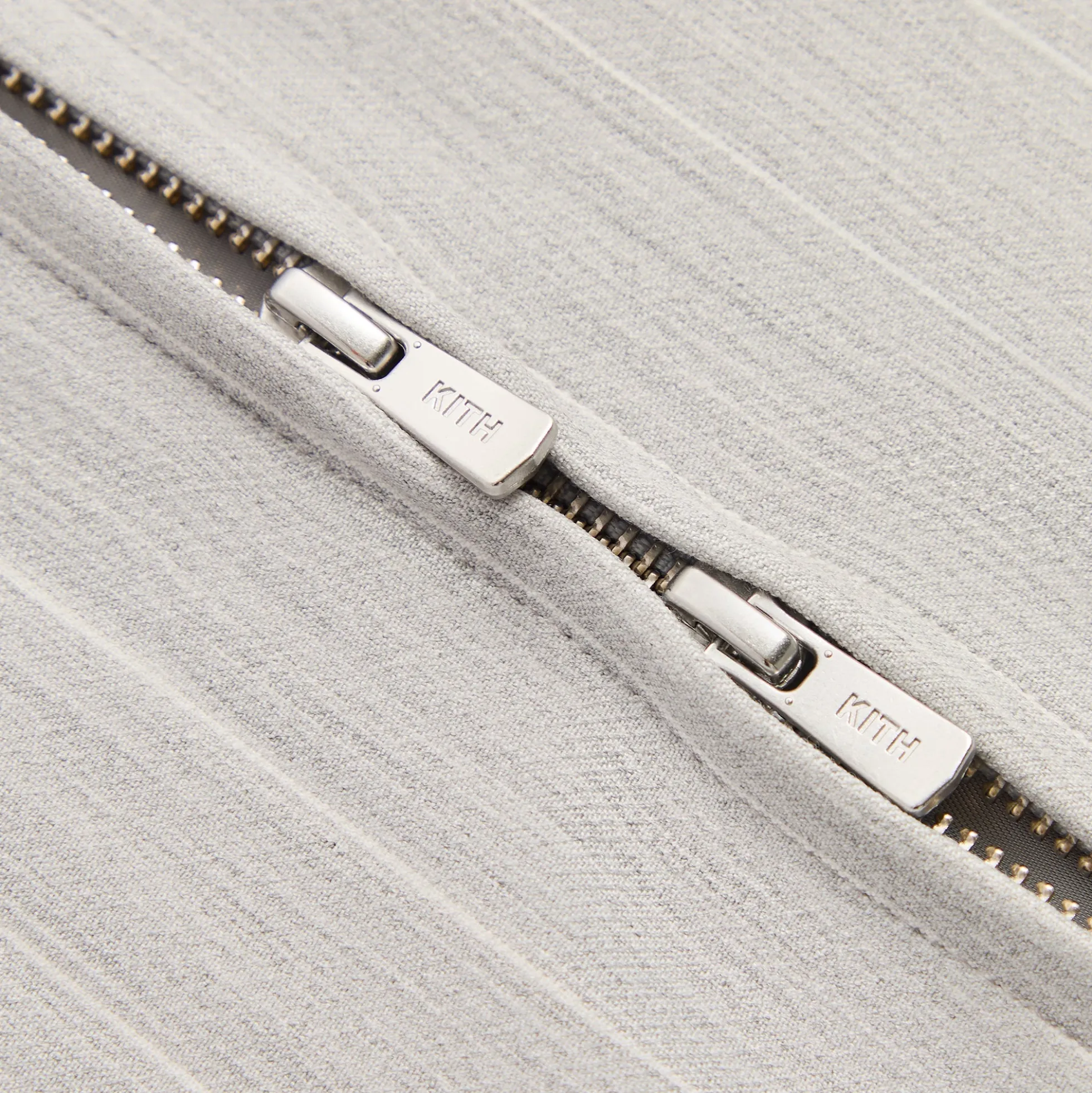 Kith Pinstripe Matteo Zip Up Hoodie