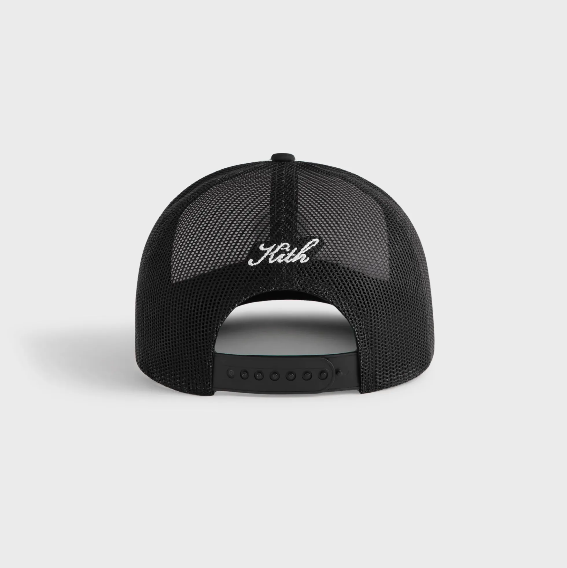 Kith Poly Foam Apple Crest Embroidery Nolan Trucker Hat