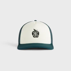 Kith Poly Foam Apple Crest Embroidery Nolan Trucker Hat