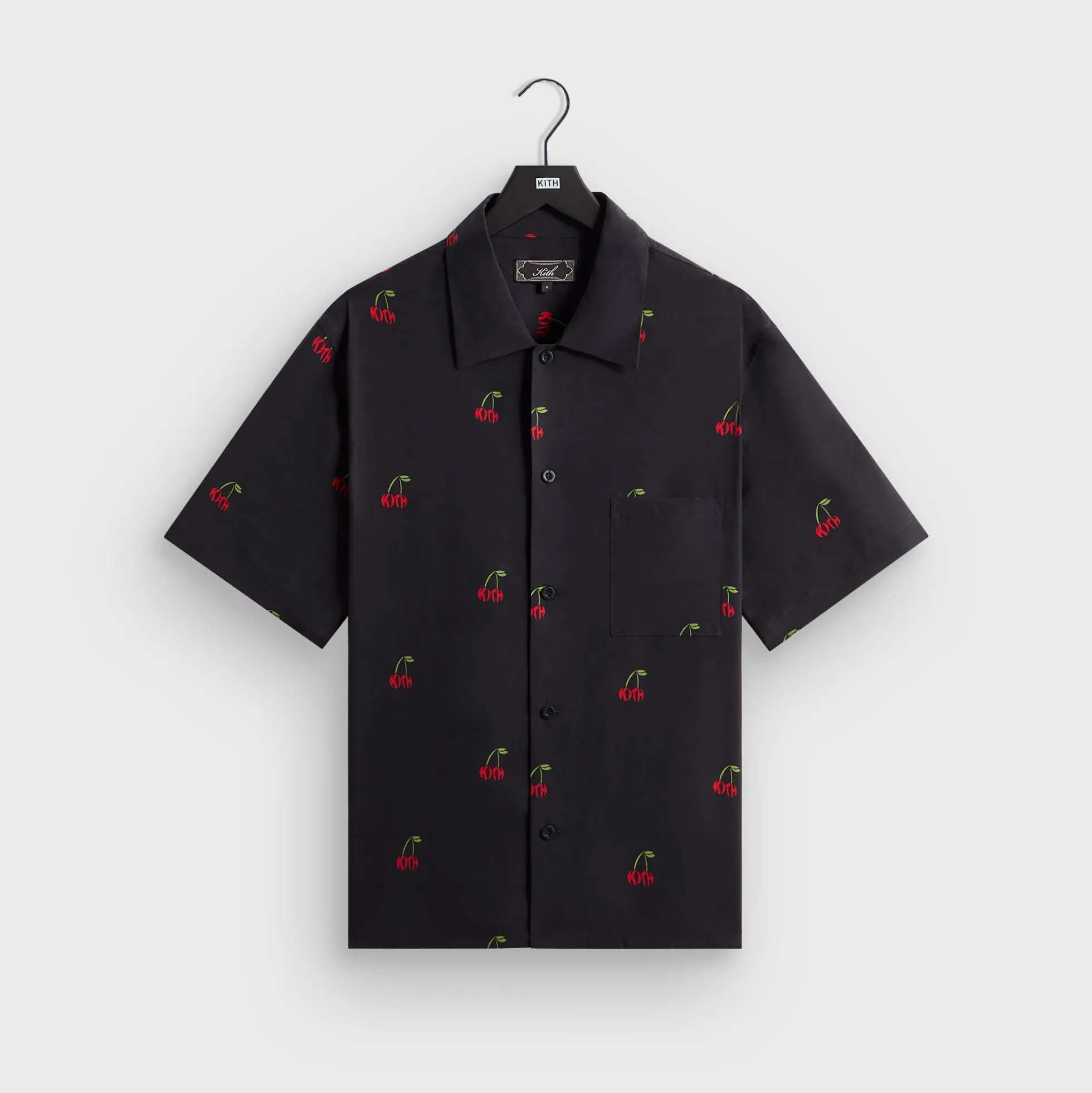 Kith Printed Cherry Cupro Linen Beckham Buttondown