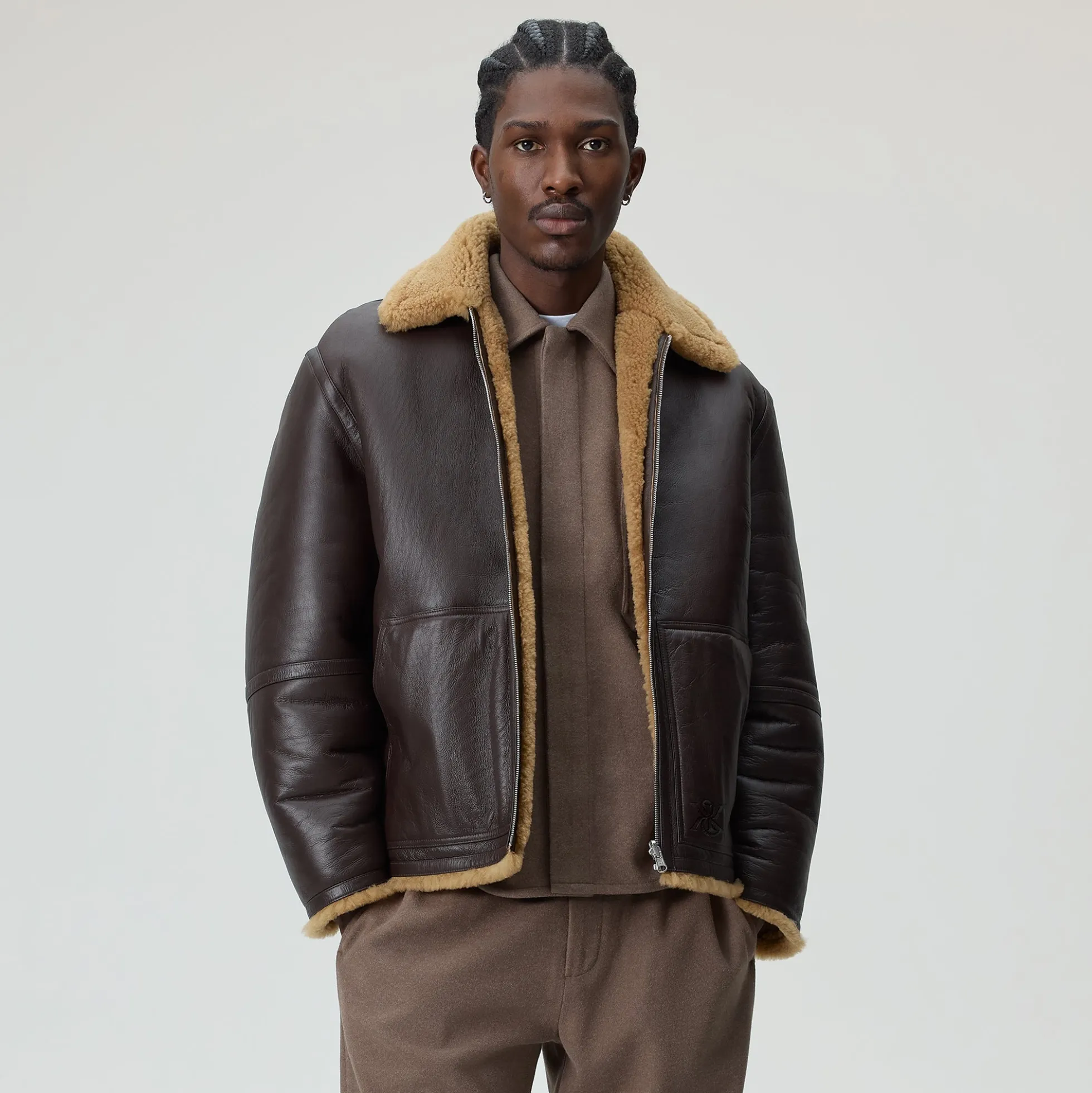 Kith Reversible Shearling Bomber