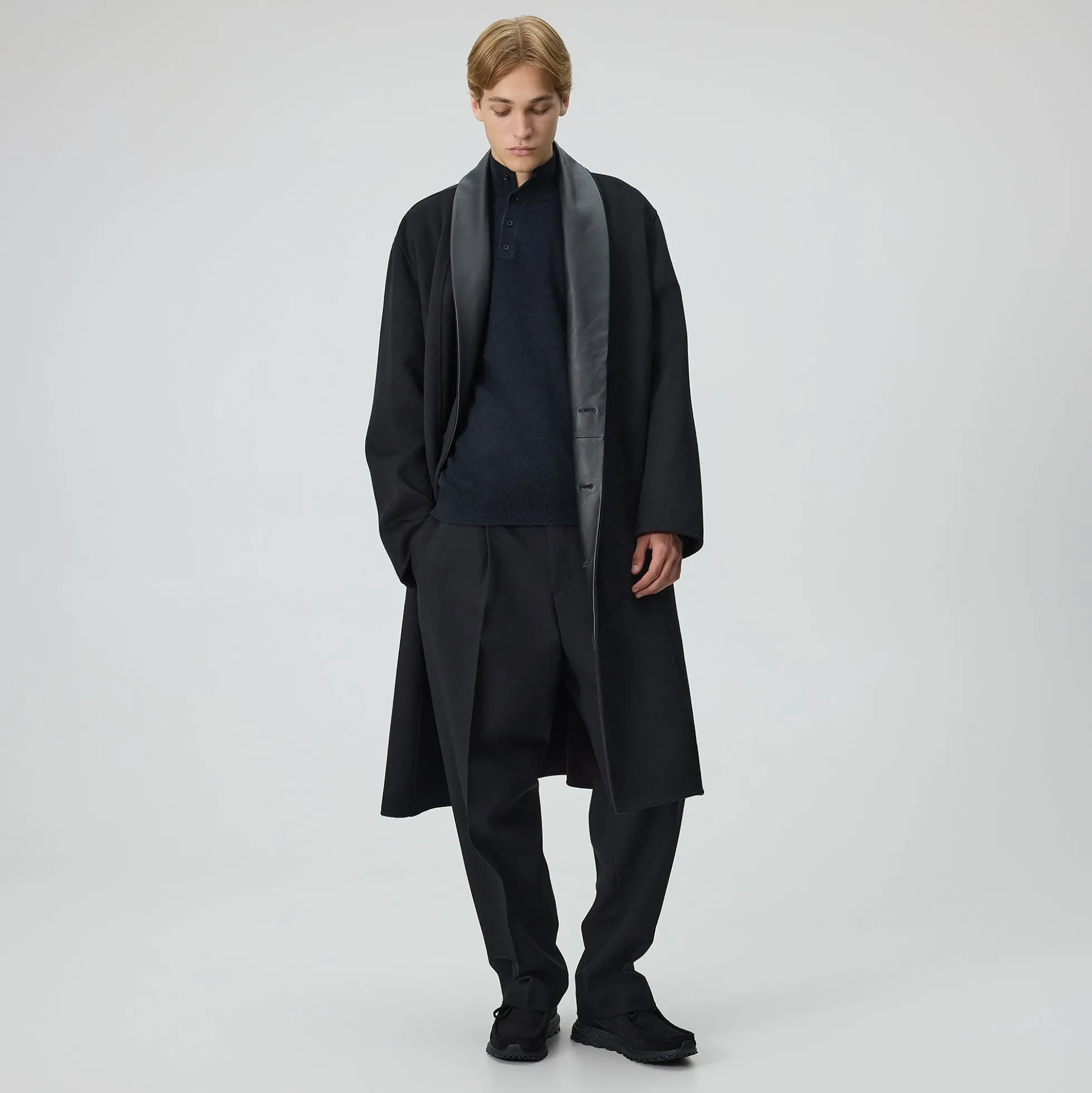 Kith Shawl Collar Wool Bernard Coat