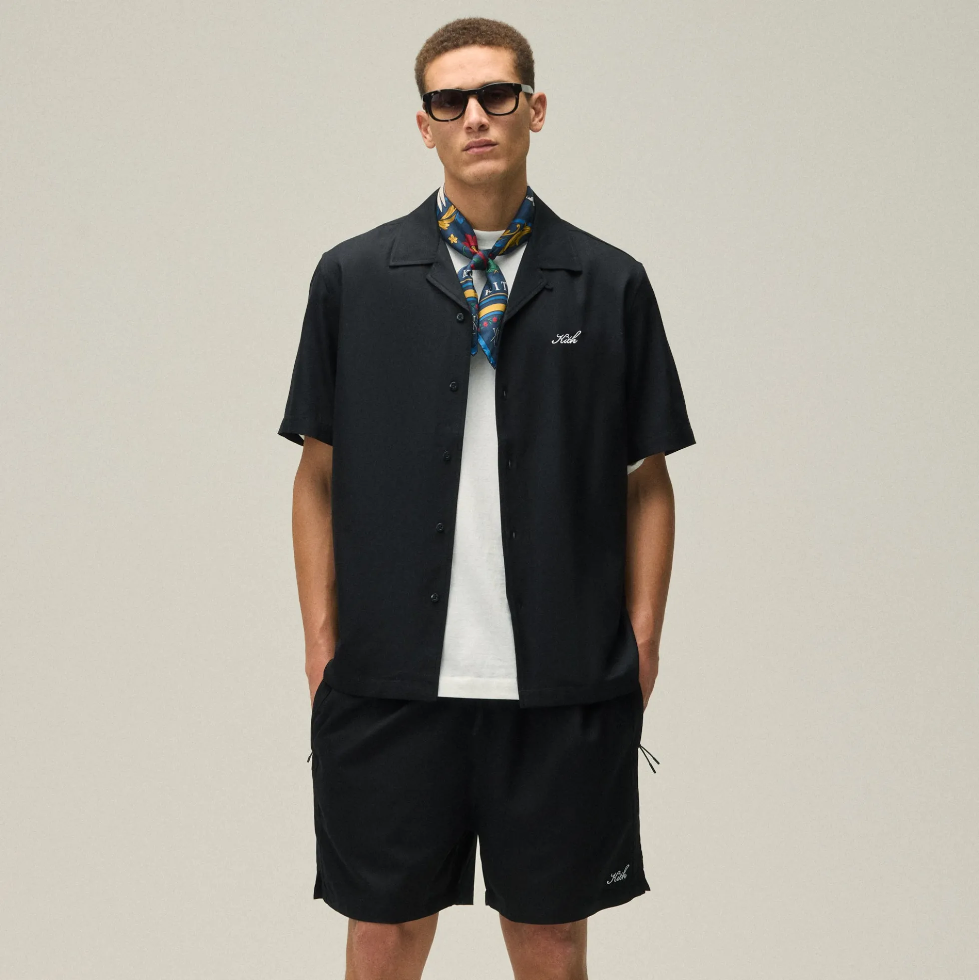 Kith Silk Cotton Thompson Camp Collar Shirt