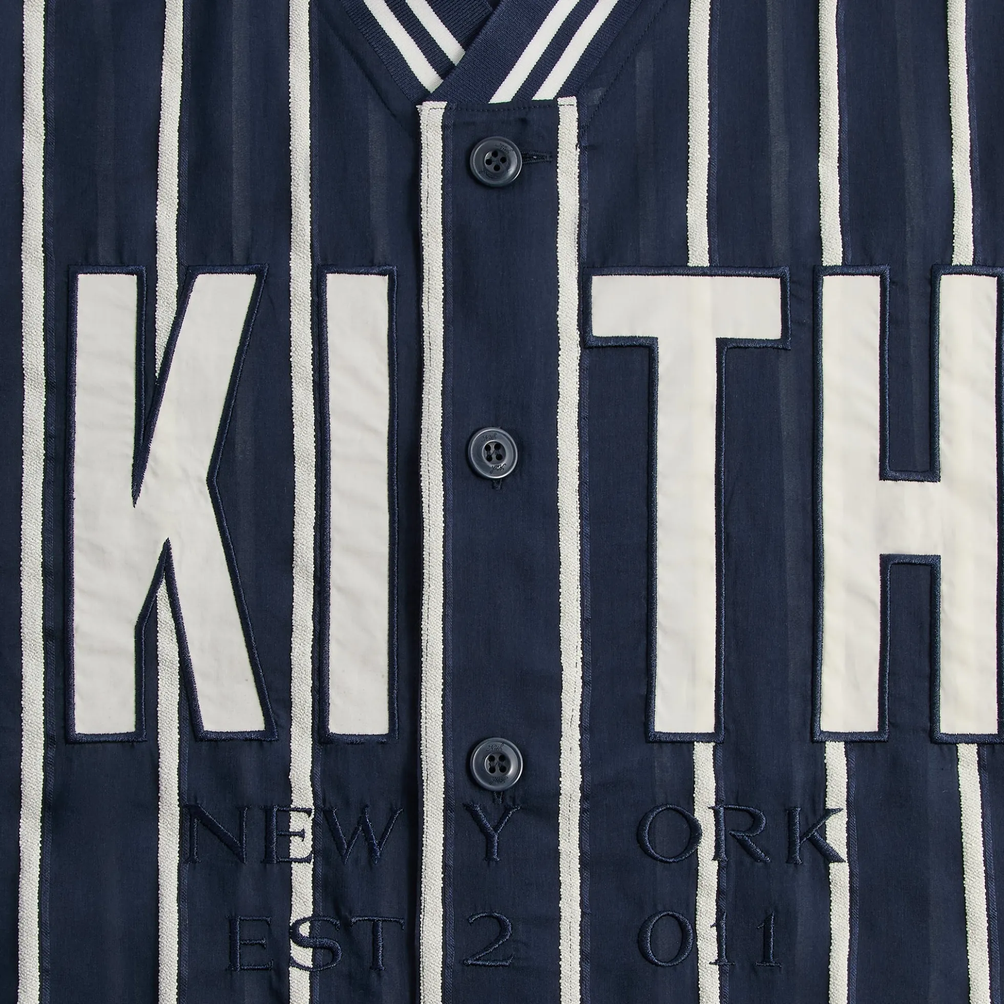 Kith Silk Linen Chenille Stripe Pacey Shirt