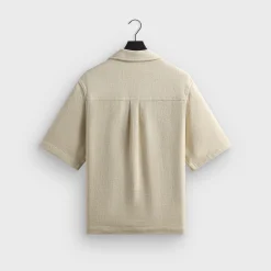 Kith Soft Woven Cropped Beckham Camp Collar Shirt