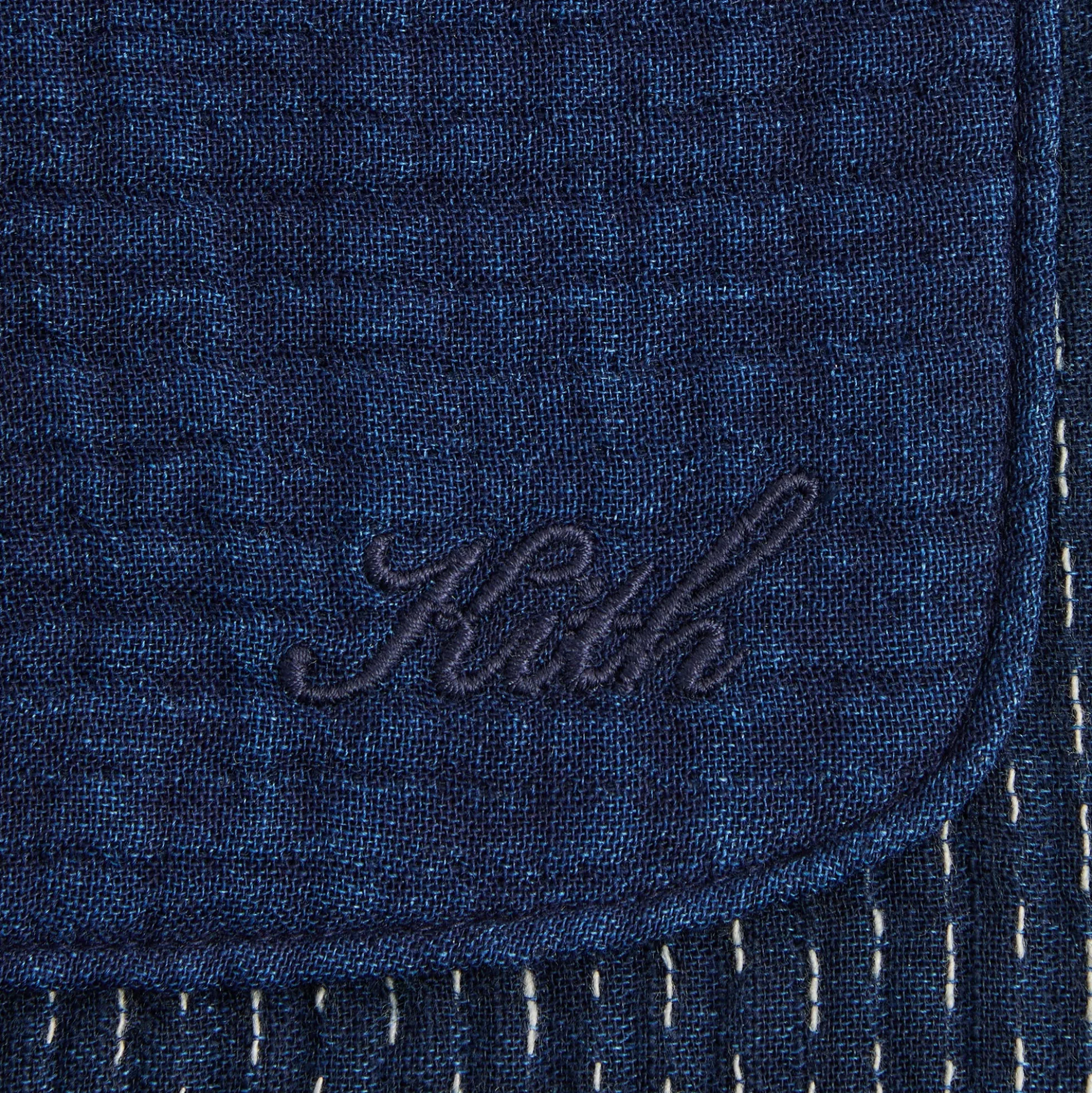 Kith Stitched Patchwork Boxy Collared Overshirt