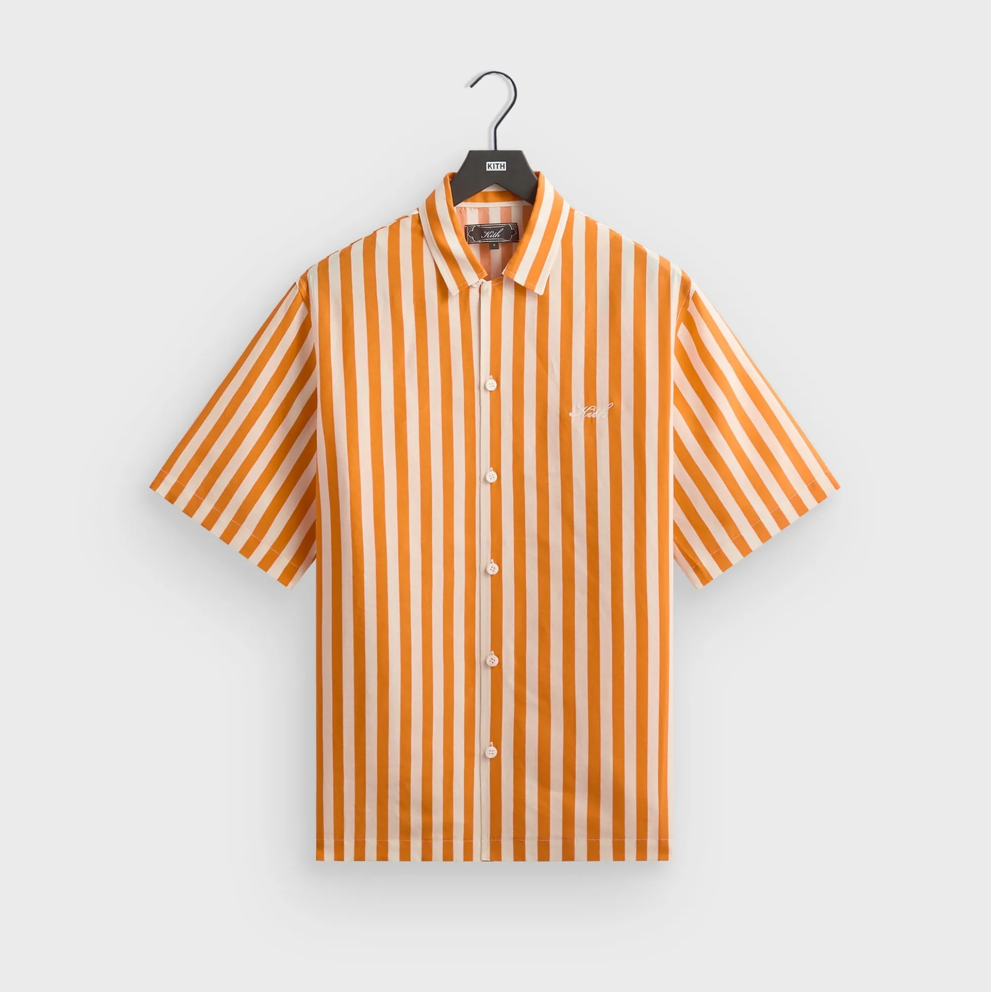 Kith Striped Thompson Camp Collar Shirt