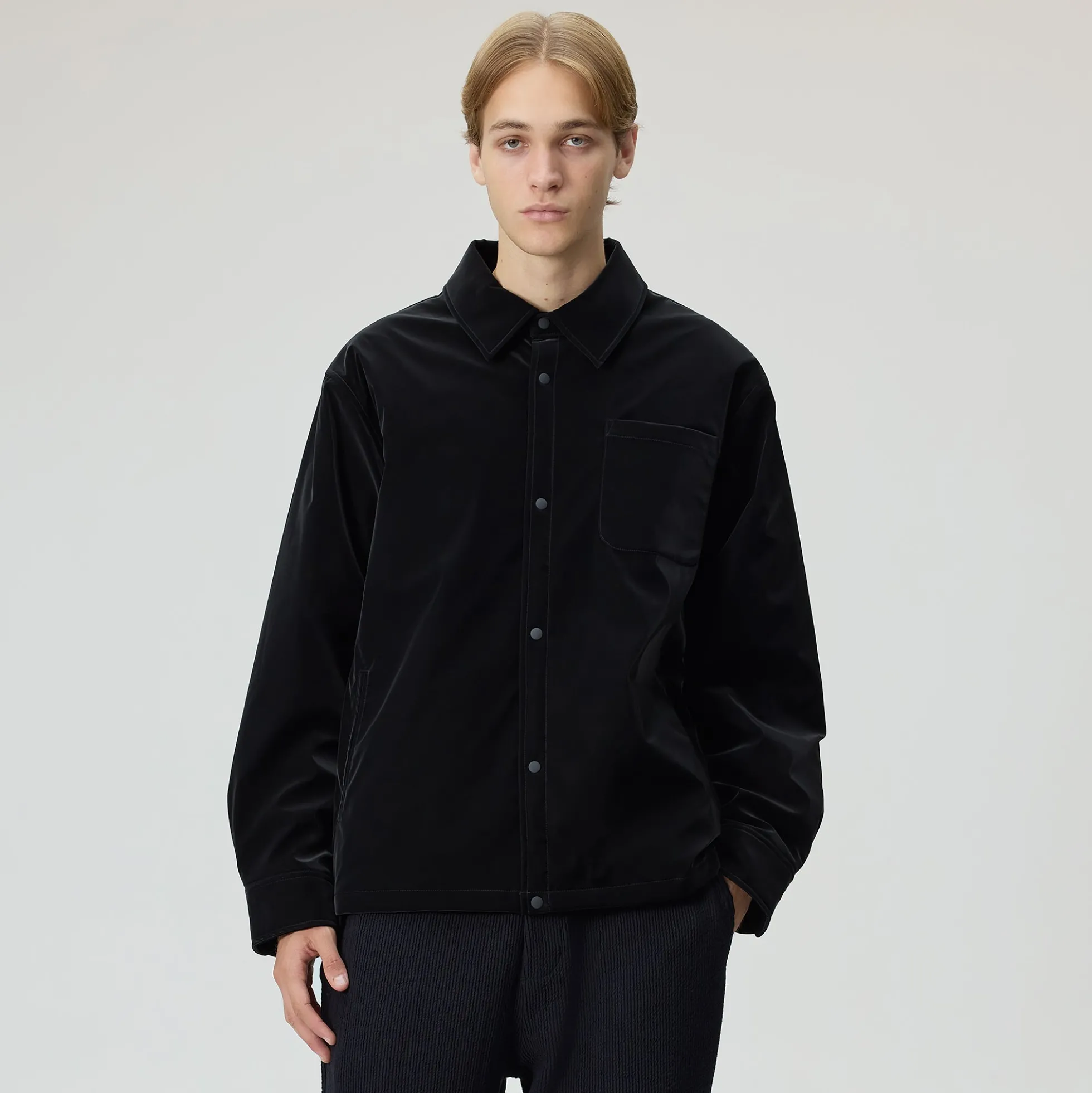 Kith Sueded Tech Brixton Puffed Shirt Jacket
