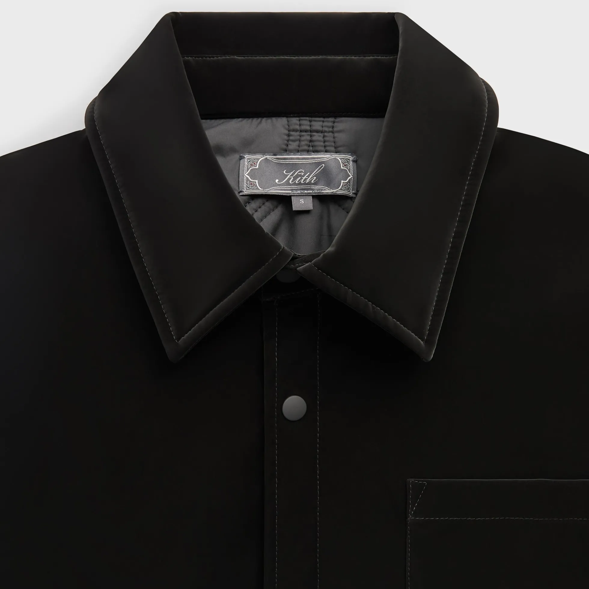 Kith Sueded Tech Brixton Puffed Shirt Jacket