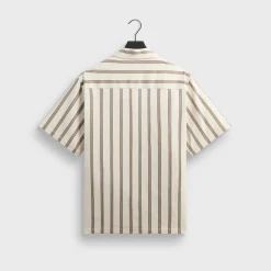 Kith Textured Stripe Thompson Camp Collar Shirt