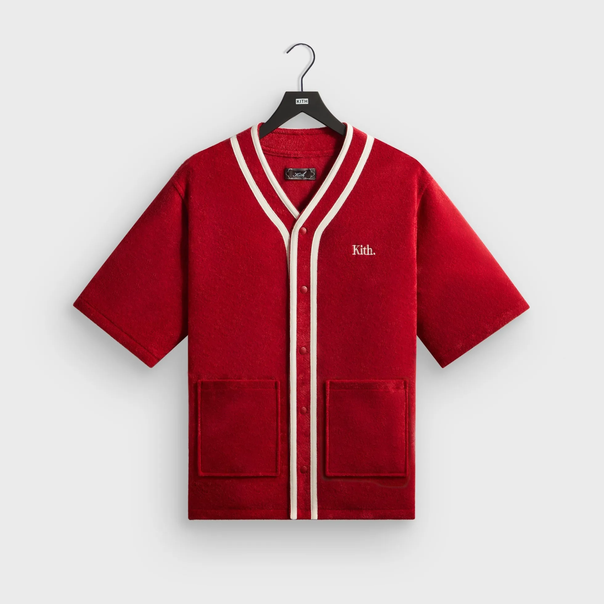 Kith Towel Boucle Billy Baseball Shirt