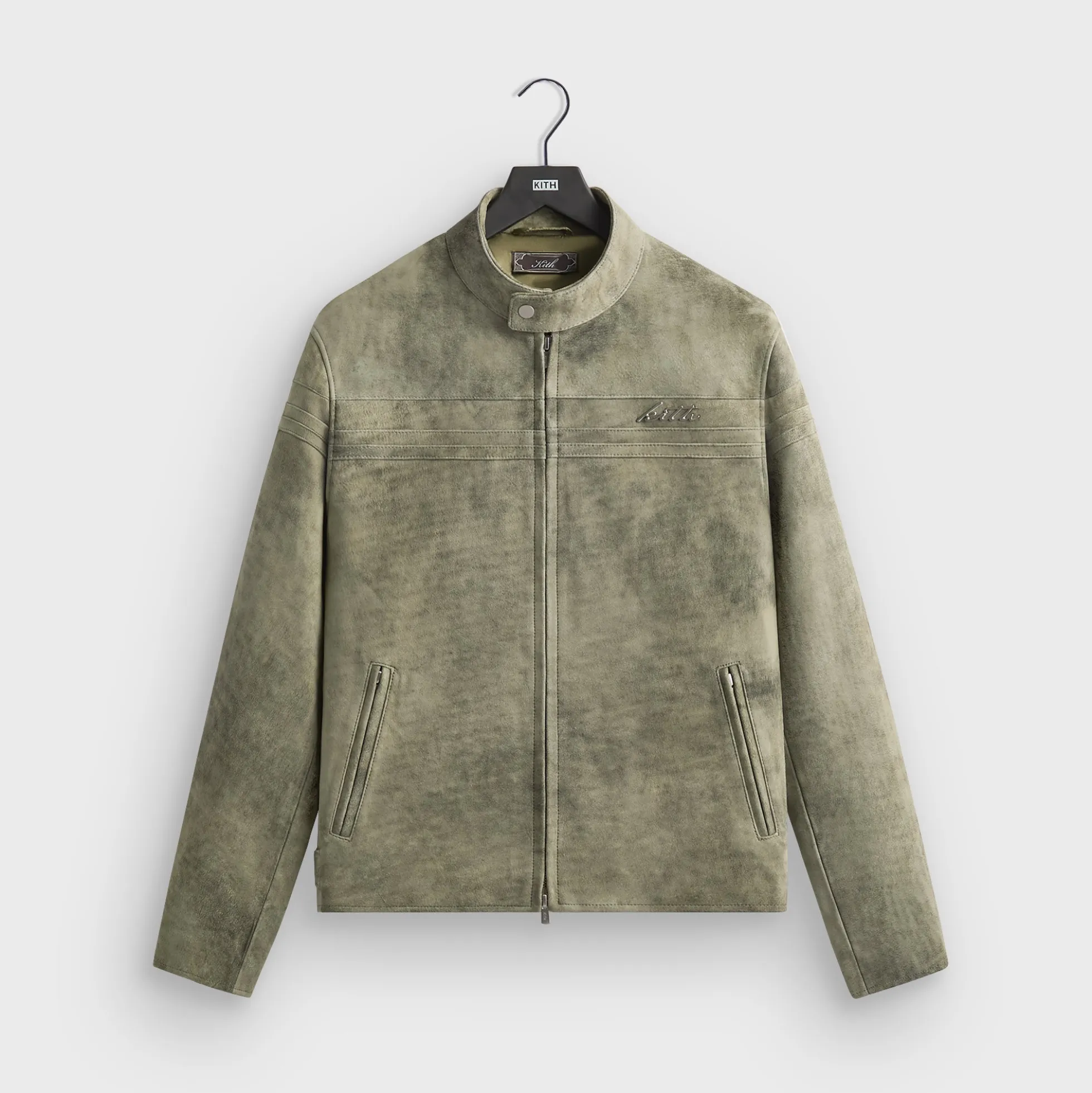 Kith Washed Suede Rossi Moto Jacket