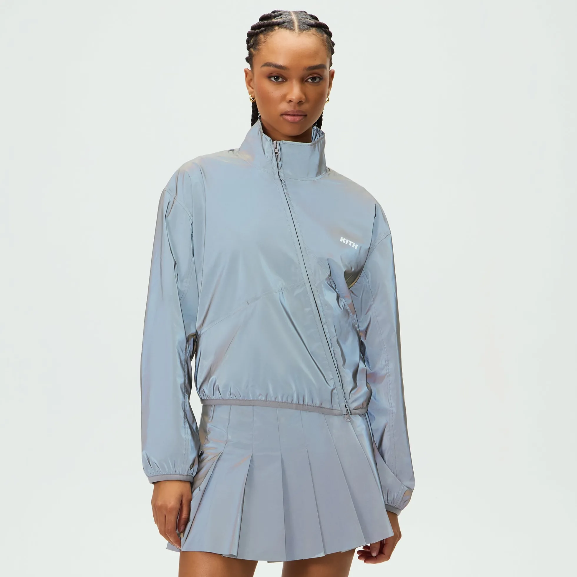 Kith Women Akari Reflective Asymmetrical Jacket