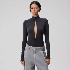 Kith Women Alexis Zip Front Bodysuit