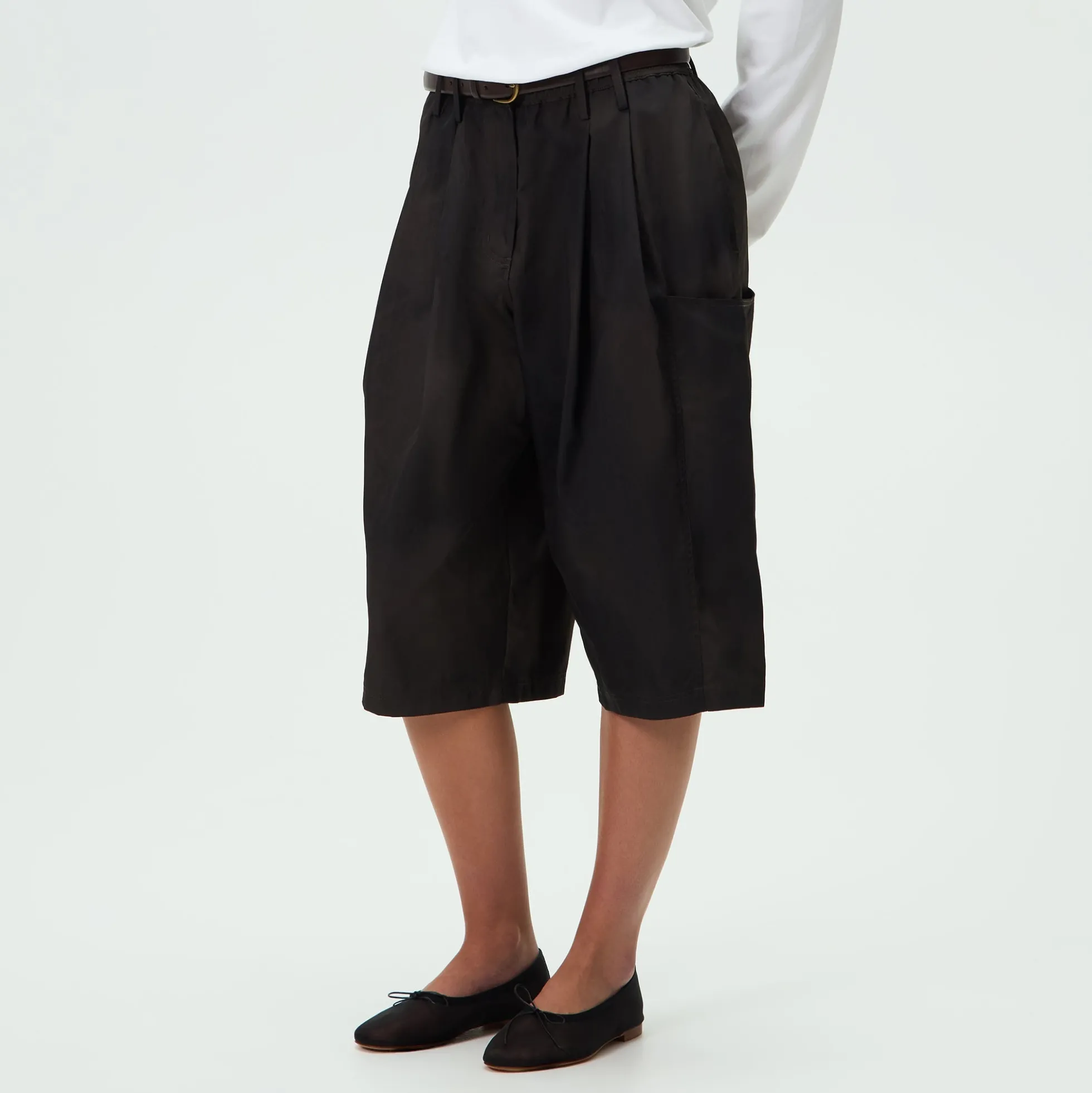 Kith Women Beyla Washed Nylon Shorts