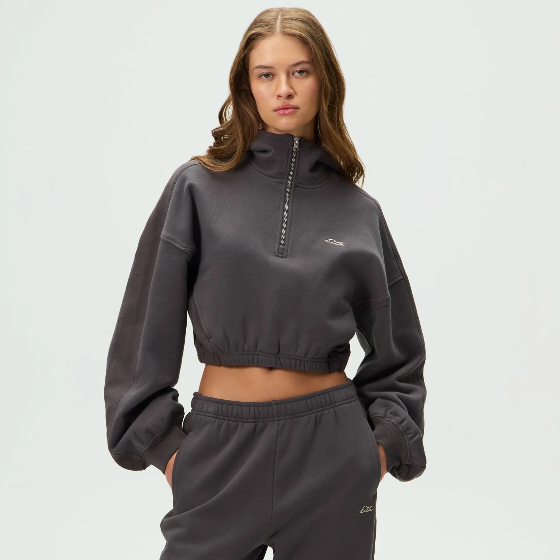 Kith Women Blair Quarter Zip Hoodie