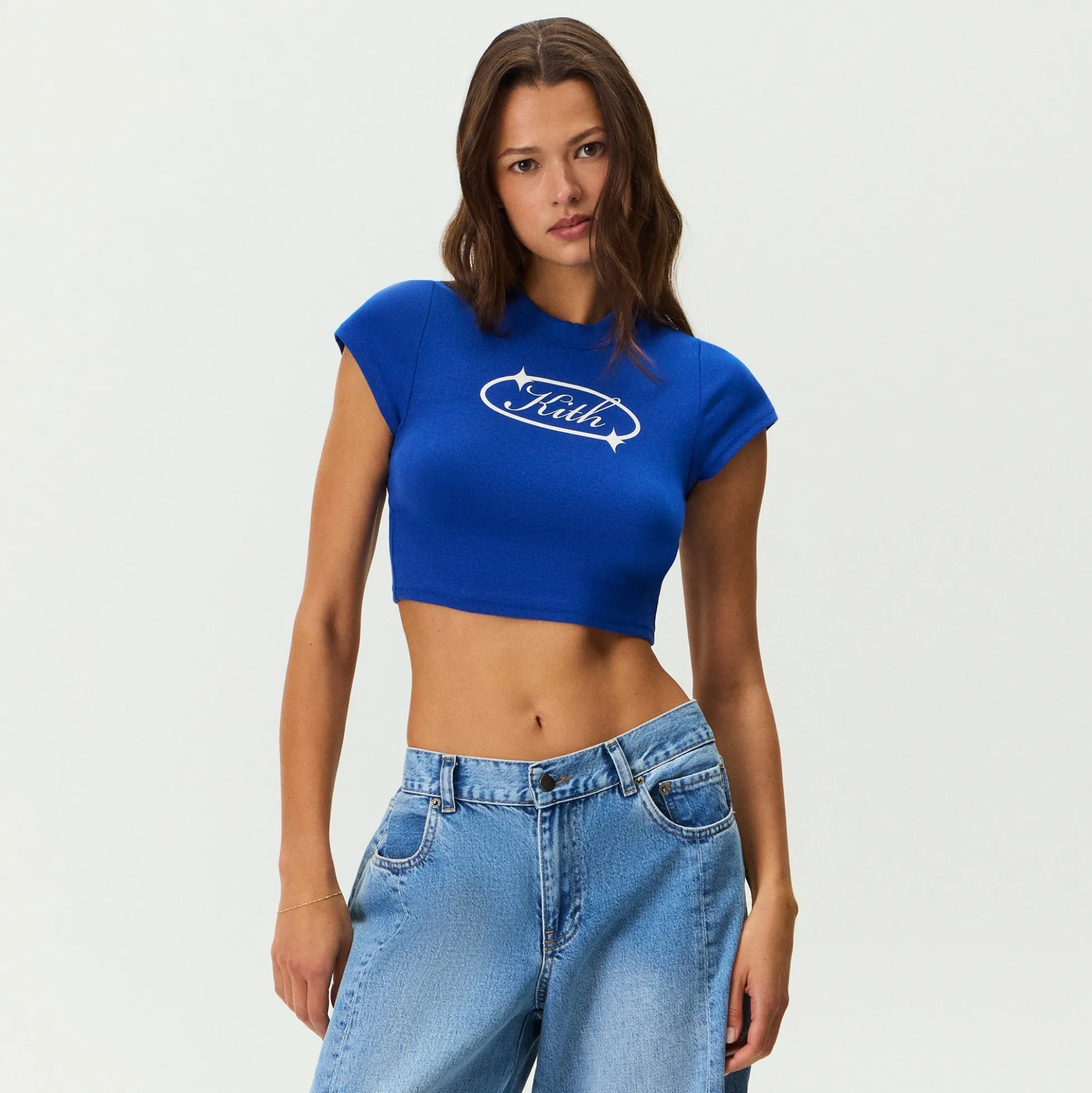 Kith Women Corvin Kith Gleam Cap Sleeve Tee