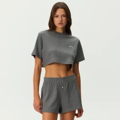 Kith Women Fei Waffle Cropped Tee