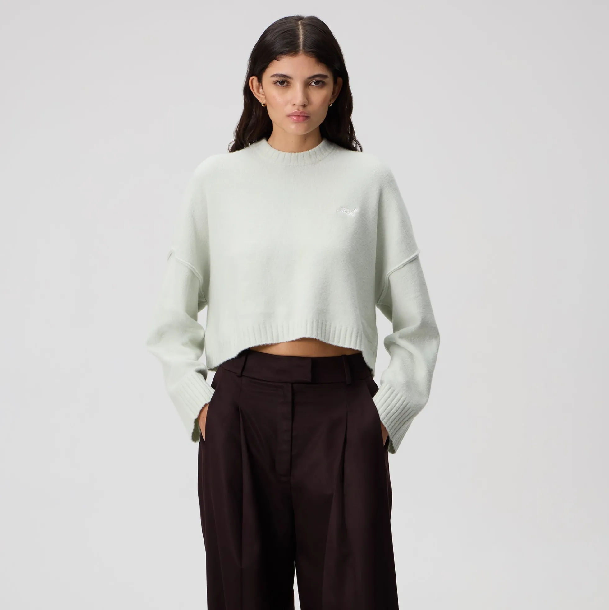 Kith Women Freja Cropped Sweater