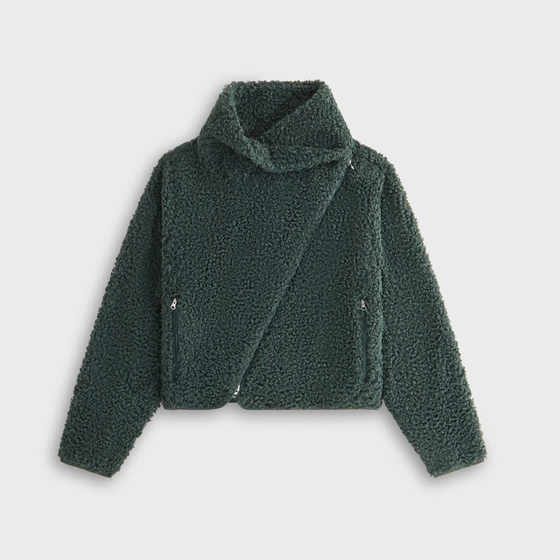 Kith Women Helia Sherpa Asymmetrical Jacket