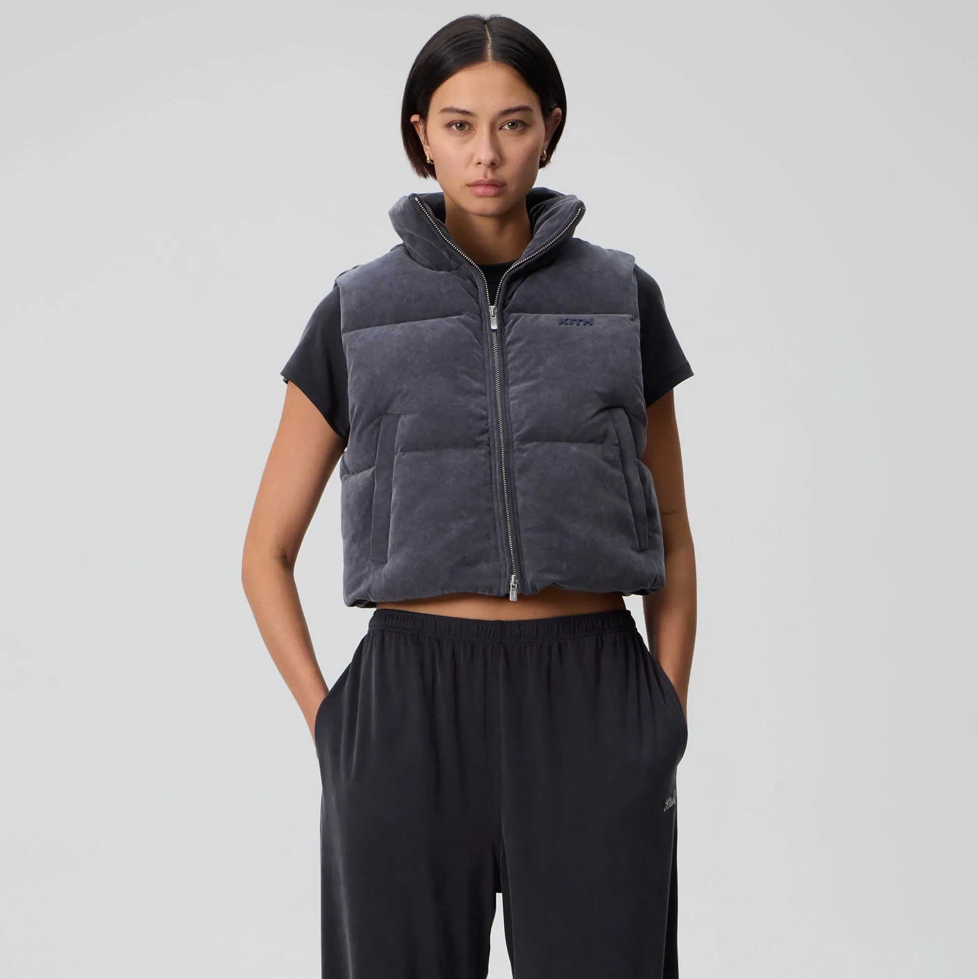 Kith Women Holt Sueded Jersey Vest