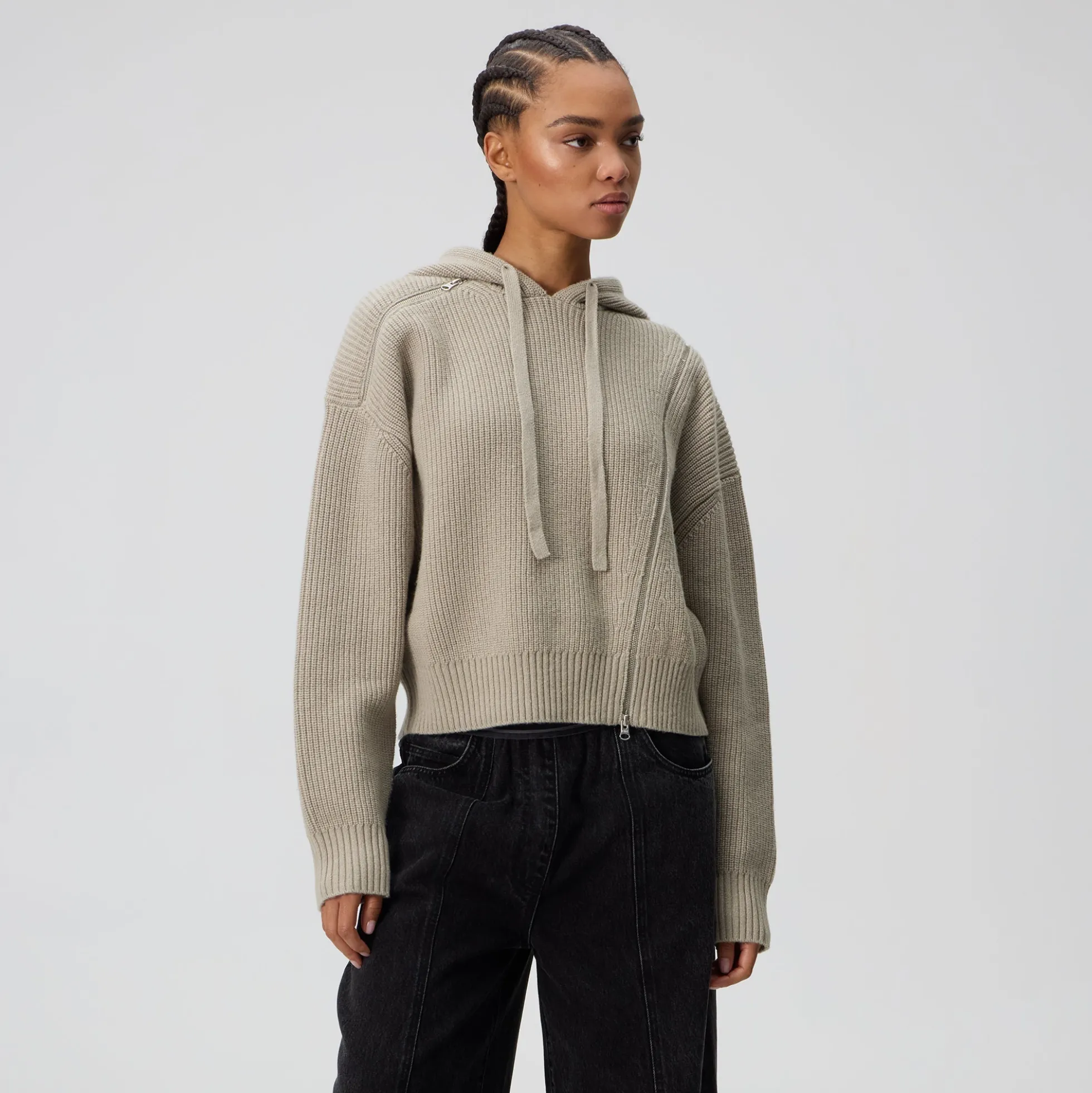 Kith Women Juni Zipper Sweater Hoodie