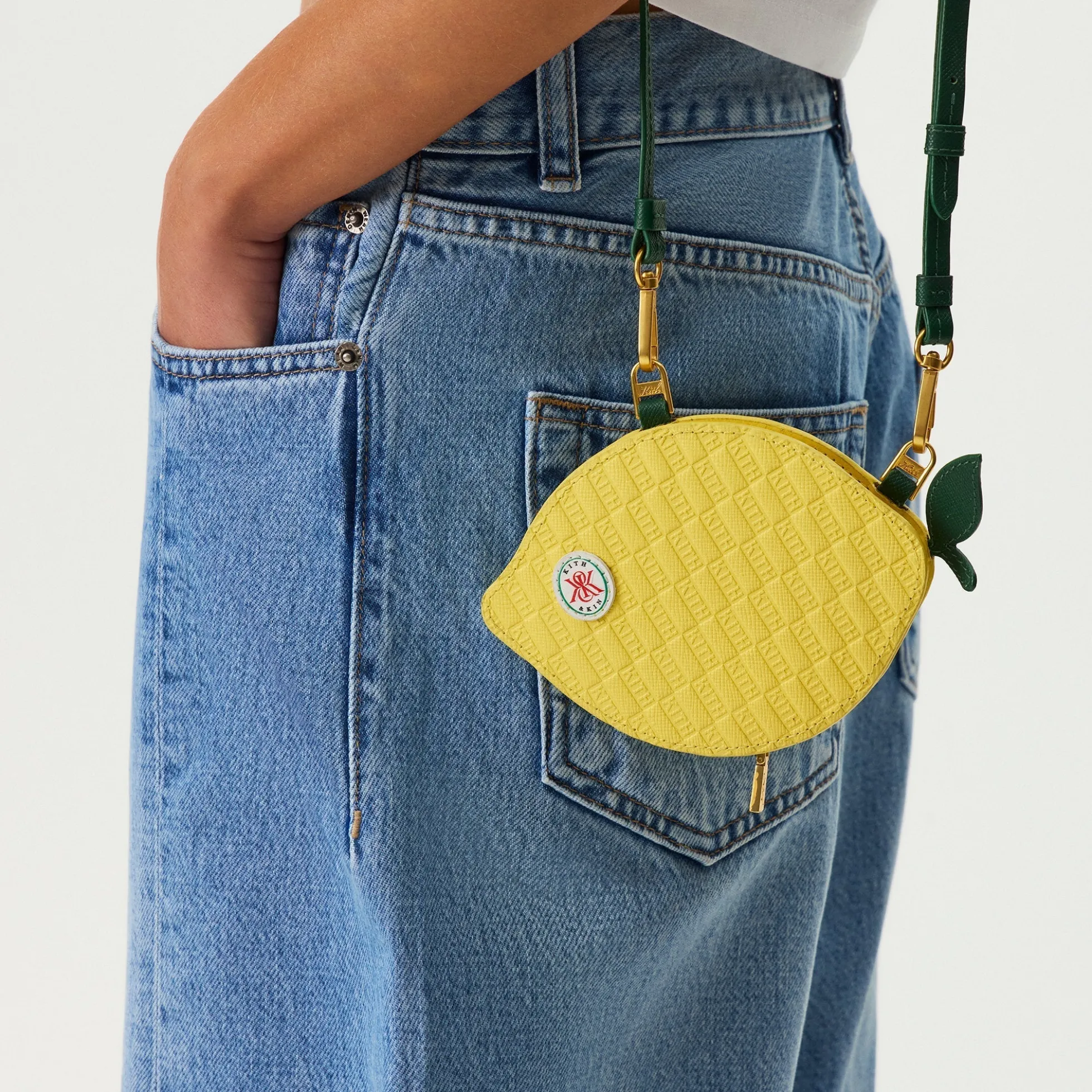 Kith Women Leather Lemon Pouch