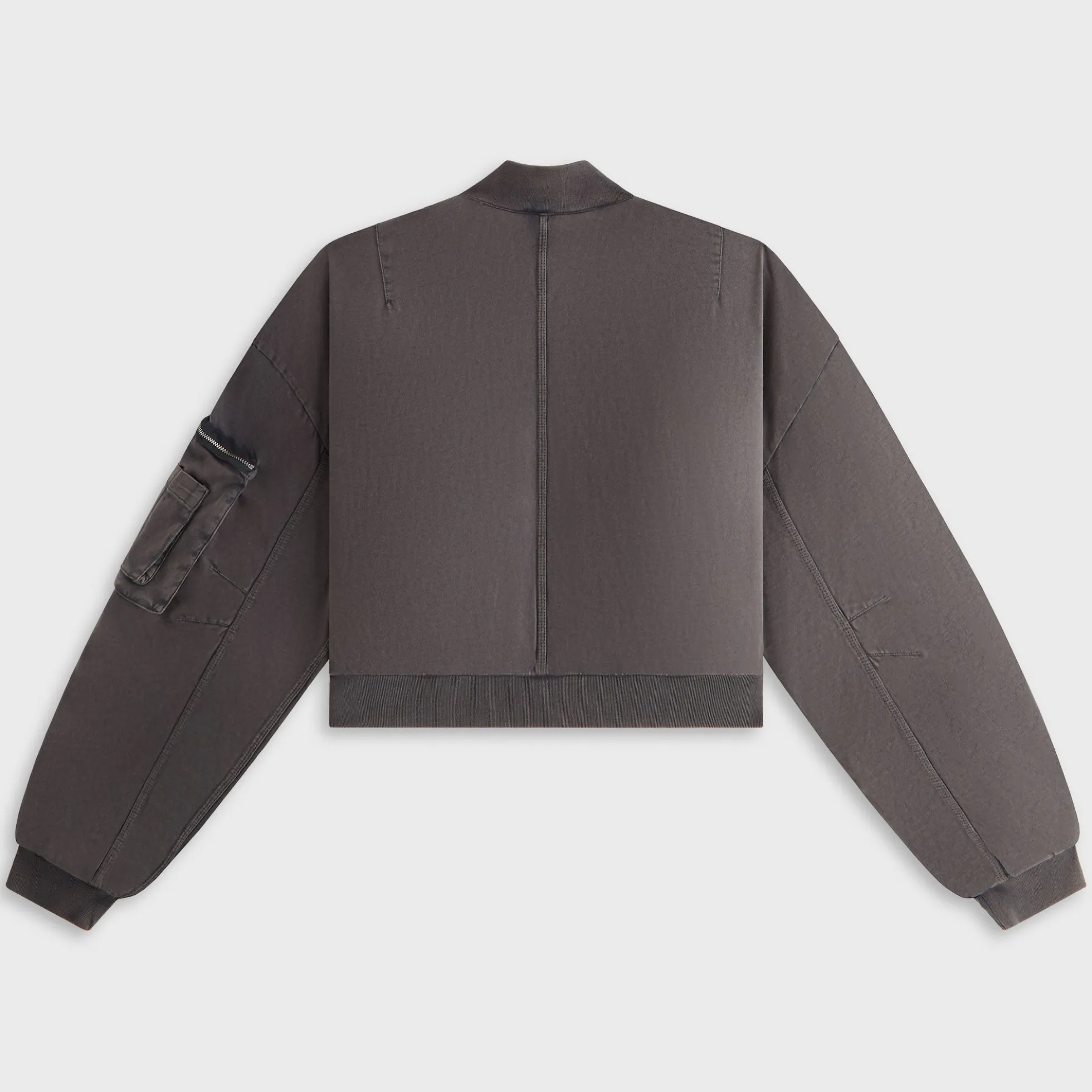 Kith Women Loren Sueded Cropped Bomber Jacket