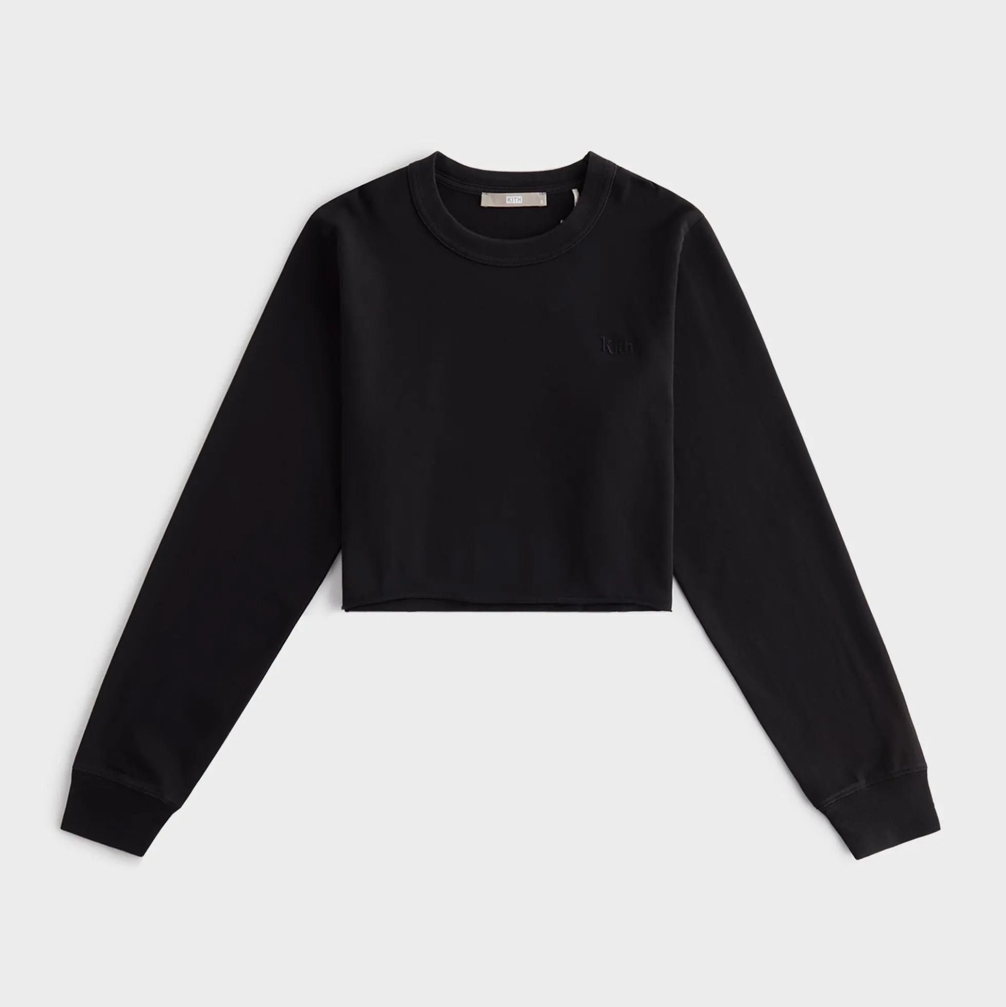Kith Women Lucy Cropped Long Sleeve II Tee