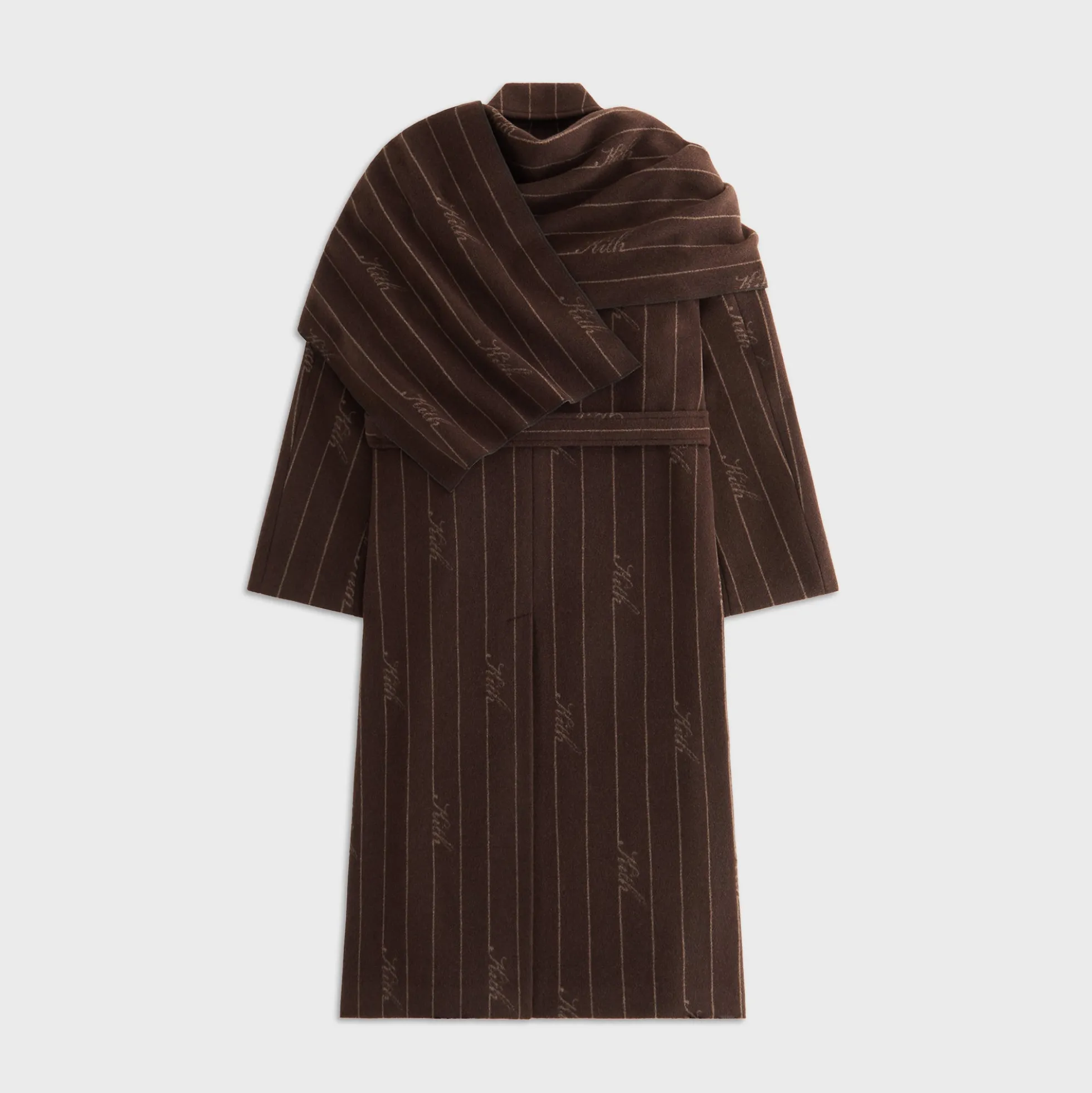 Kith Women Maeva Melton Stripe Scarf Coat