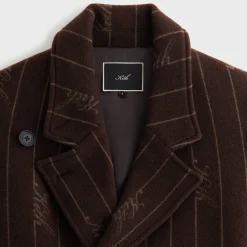 Kith Women Maeva Melton Stripe Scarf Coat