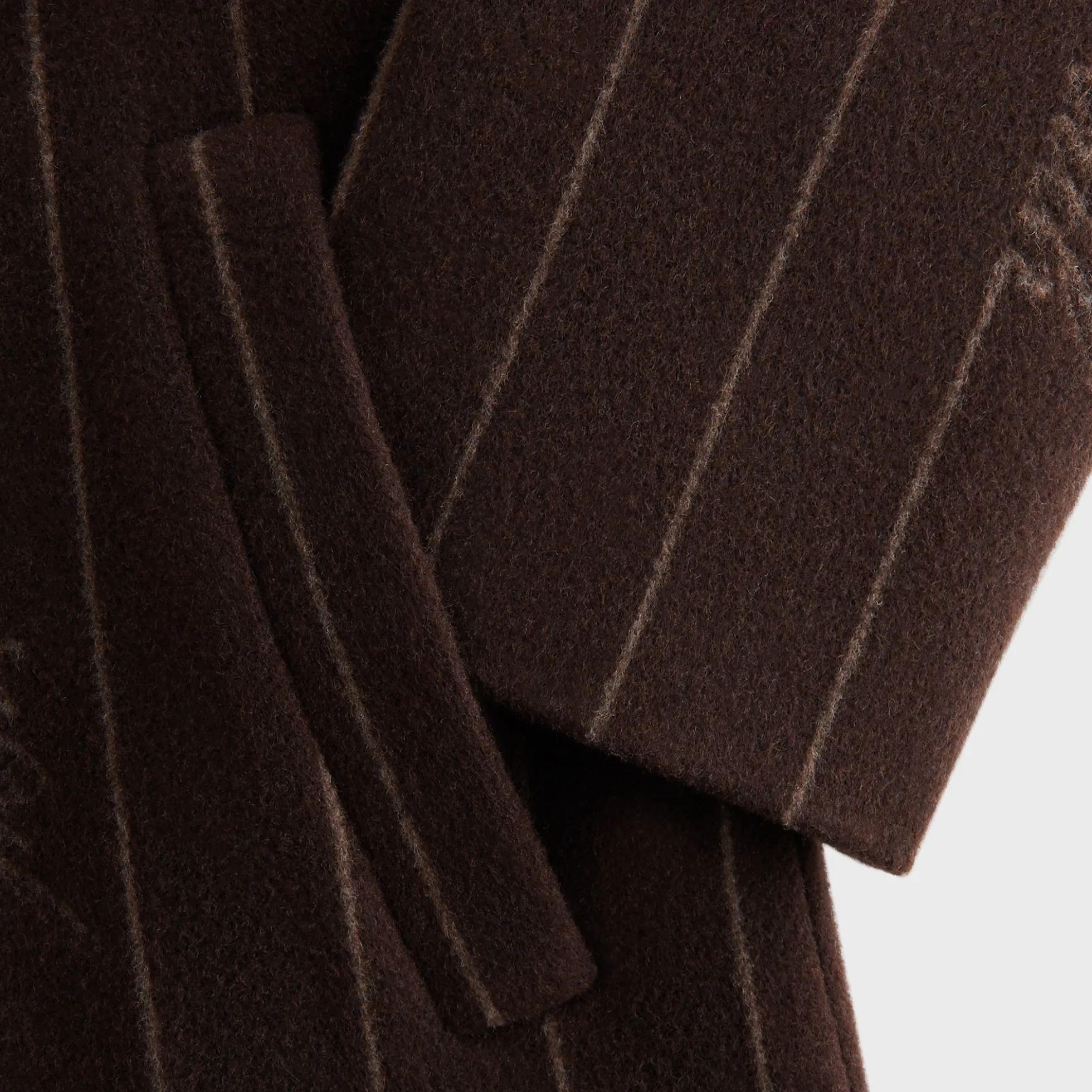 Kith Women Maeva Melton Stripe Scarf Coat